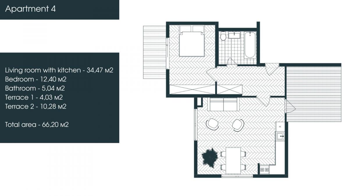 Apartment for Sale 66 m2 – Under Construction – Tivat, Donja Lastva 10