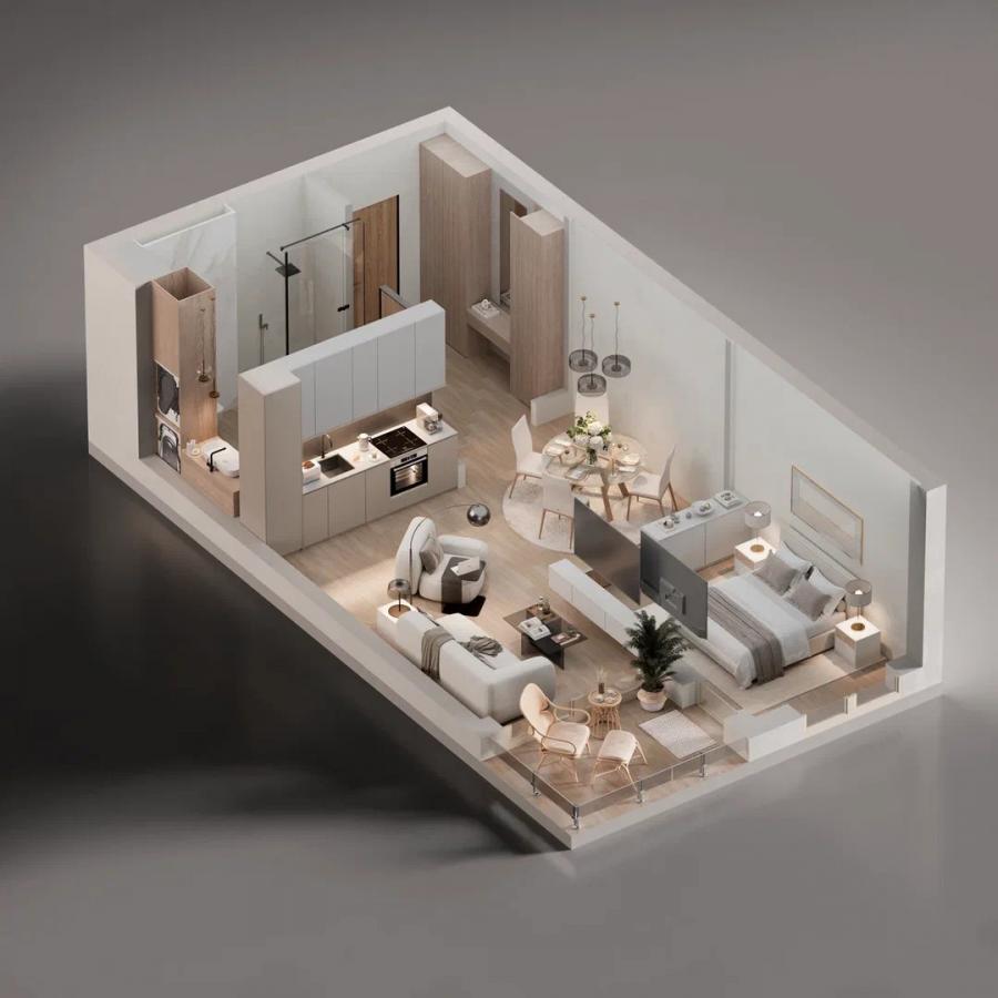 Modern apartments with sea view in a new residential complex in Becici 5
