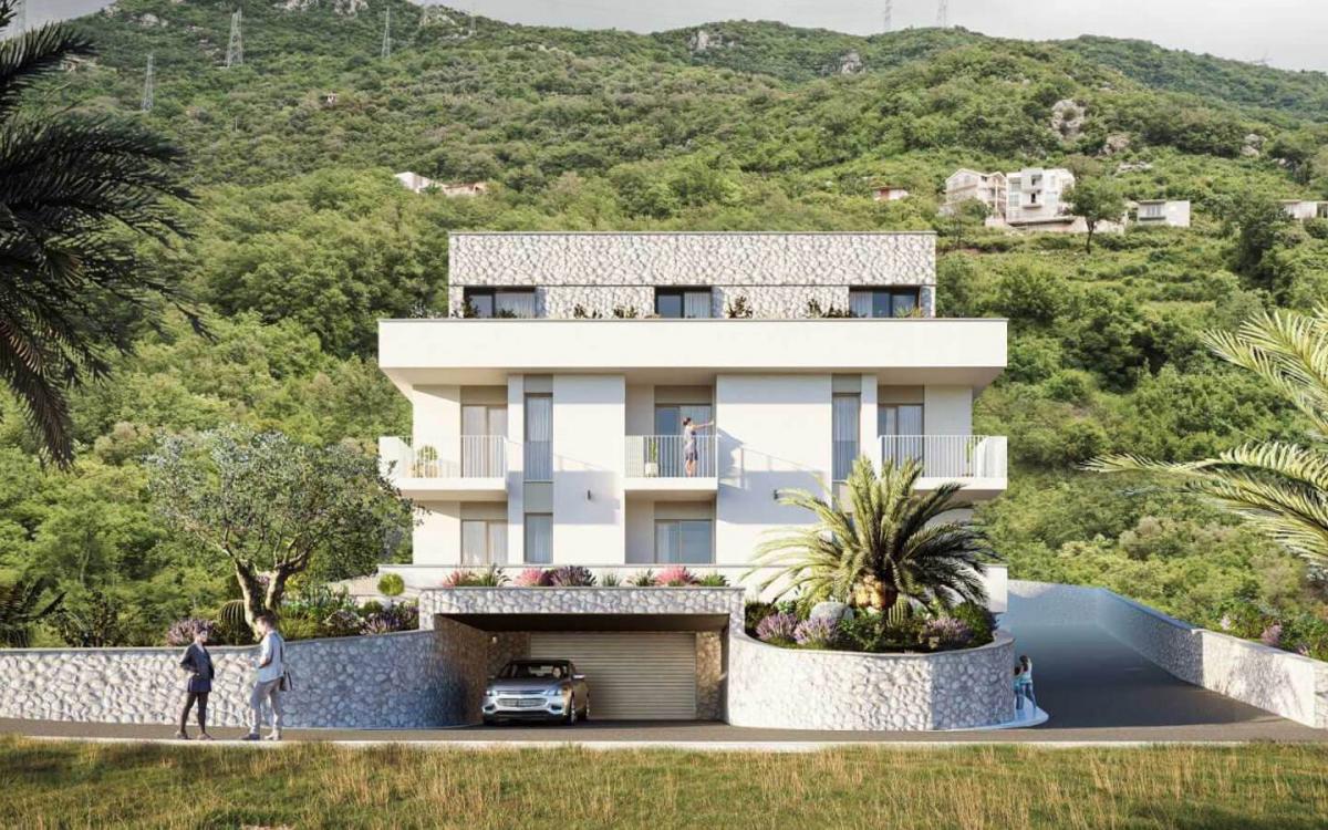 Studio Apartment Under Construction in a Peaceful Location Near Budva