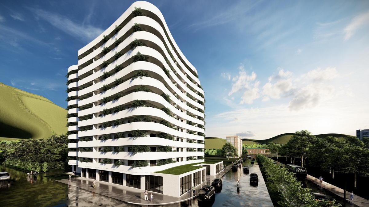 Two-bedroom apartment 62m2, Under Construction in Bar 3