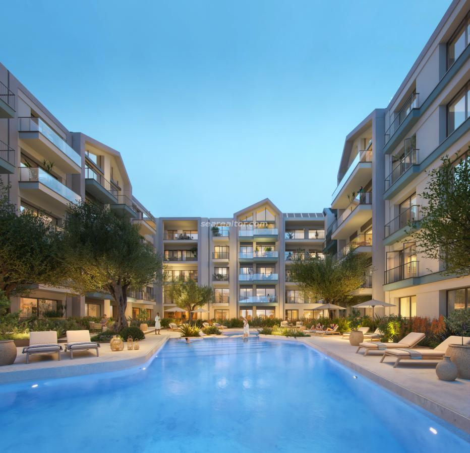 Modern one-bedroom apartment in the Vero And Versa complex, Porto Montenegro 4