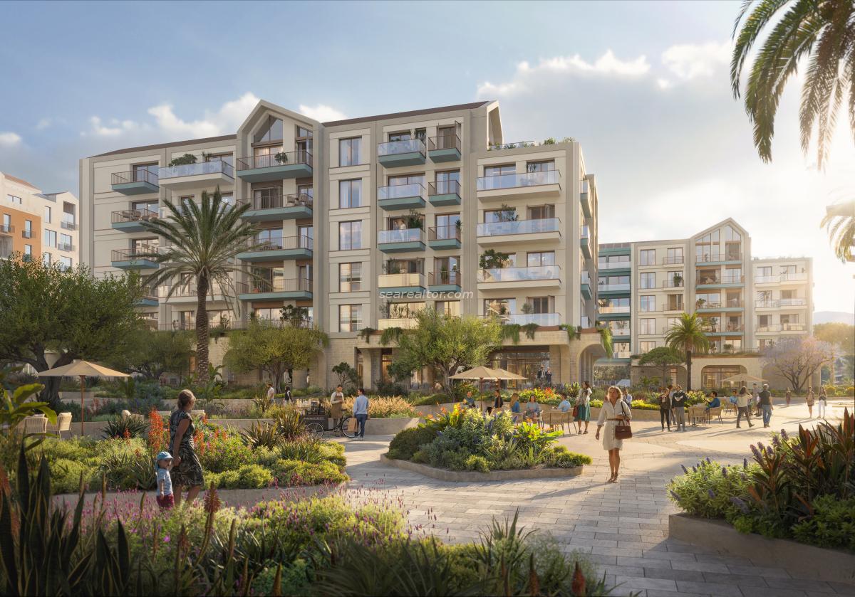 Modern studio apartment in the Vero And Versa complex, Porto Montenegro
