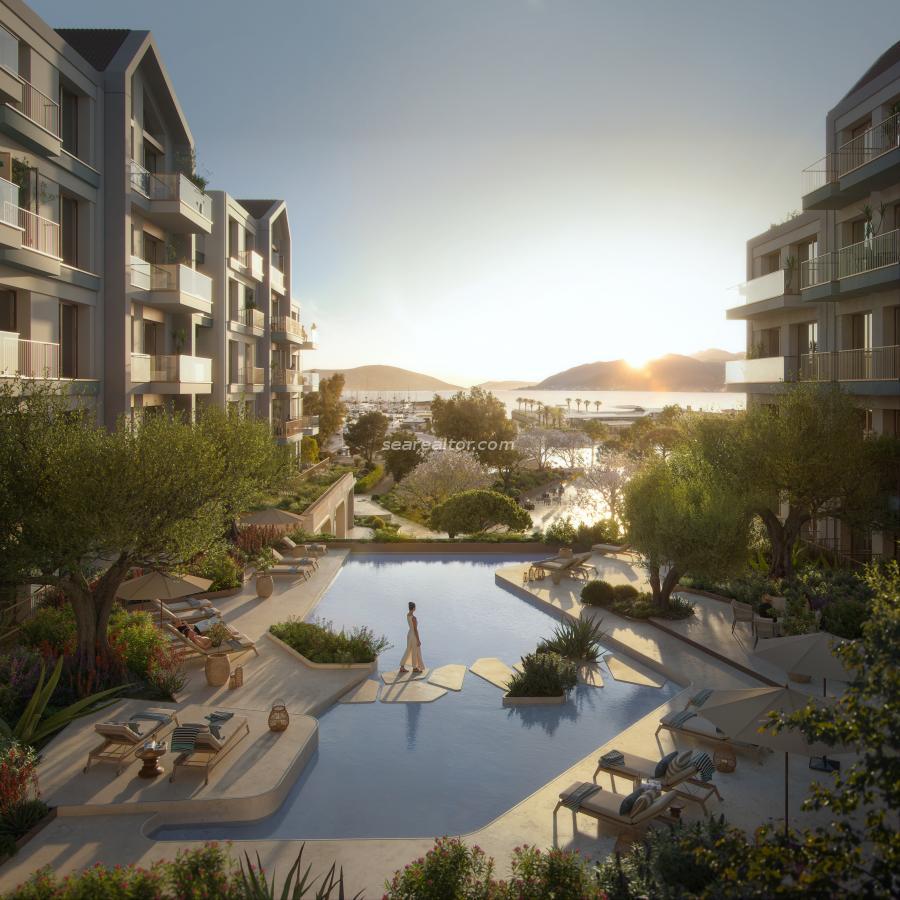 Modern studio apartment in the Vero And Versa complex, Porto Montenegro 7
