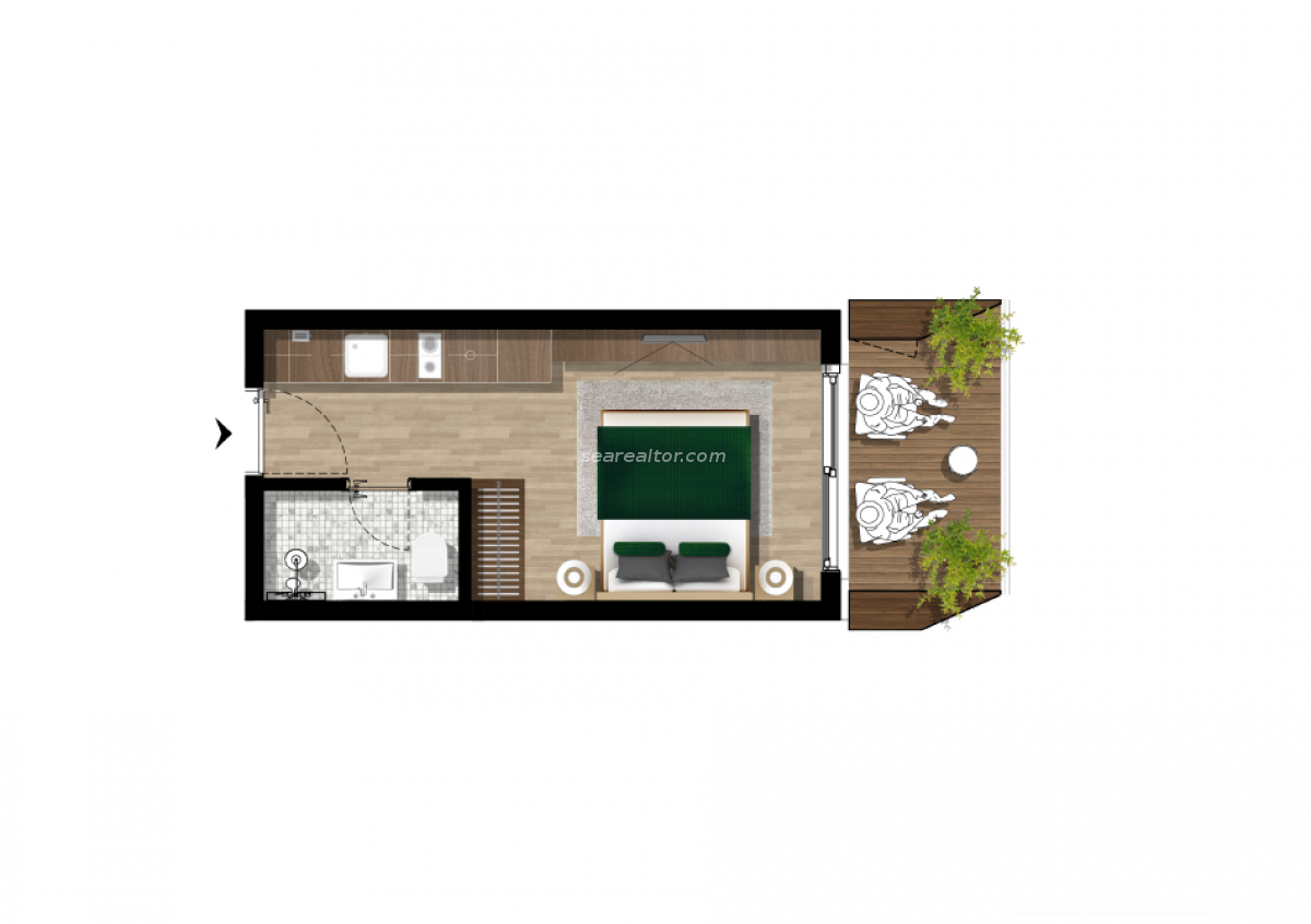 Modern Studio with Sea View - Tivat 14