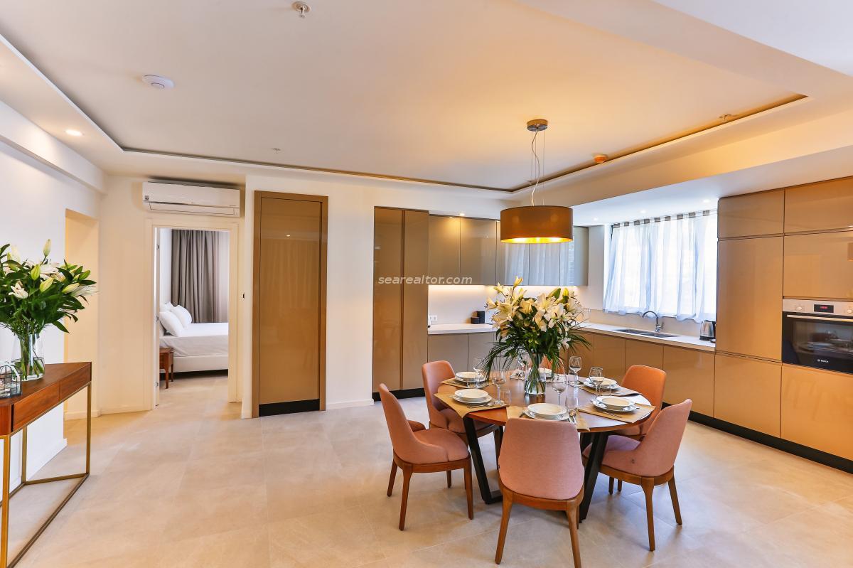 Two-bedroom apartment with a panoramic view of the sea in Rafailovići 10