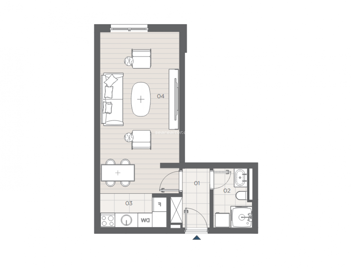 Jednosoban stan u Kotoru, 52m² 5