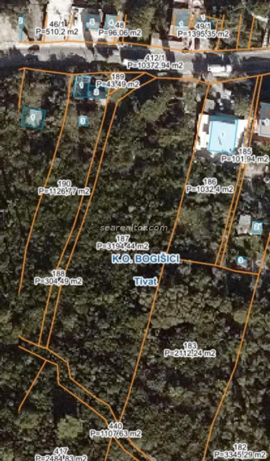 Nekretnina u Tivtu, 13553m²