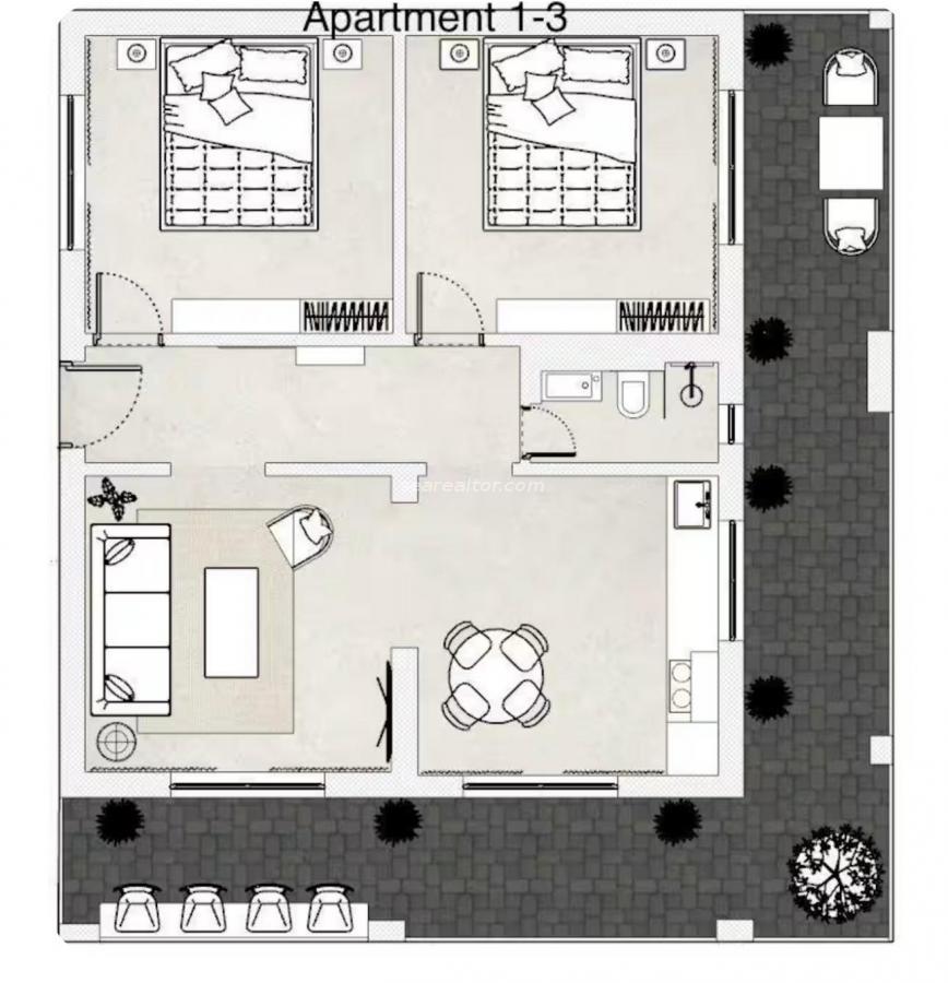 Two-bedroom apartment in a complex with a swimming pool and parking - Tivat 21