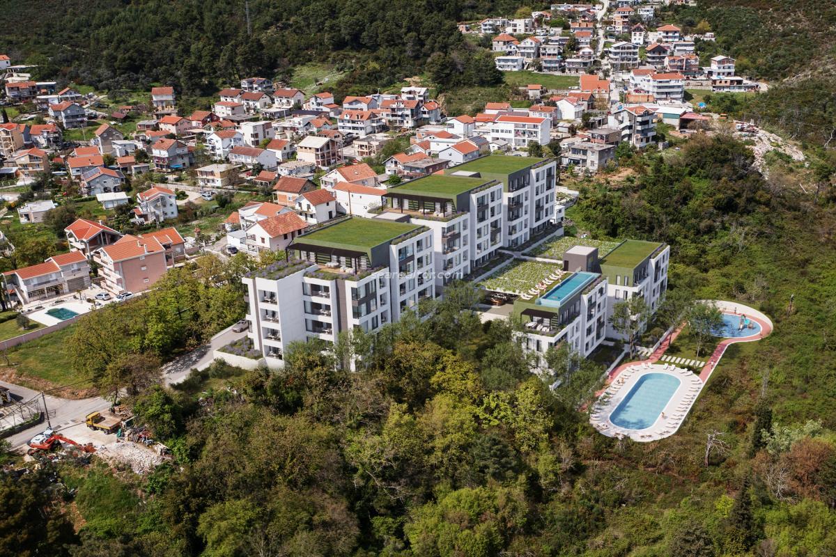 One-bedroom apartment under construction for sale in Tivat – 45 m2, new complex with swimming pool 6