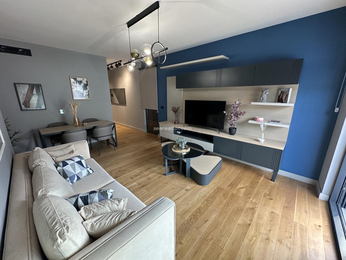 Two-bedroom furnished apartment 65.5 m2 with balcony - Donja Lastva, Tivat
