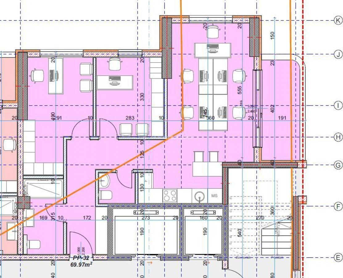 Two-room apartment 70m2 in a new construction - Bar 2