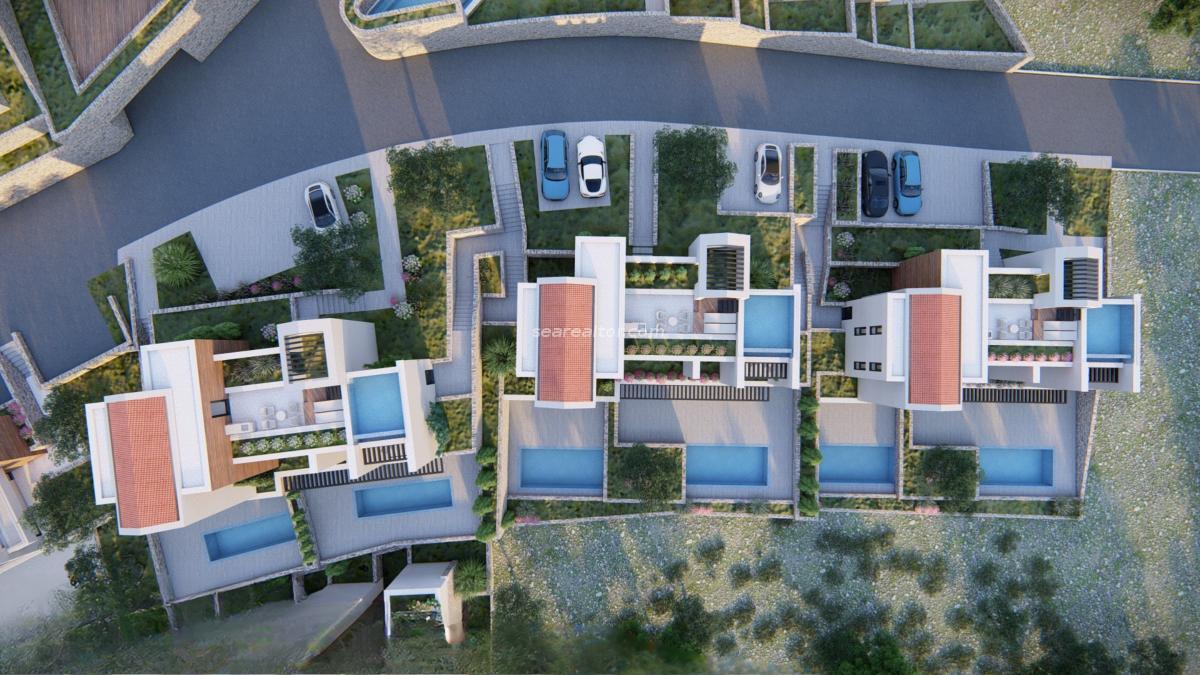 Donja Lastva’da Özel Havuzlu Premium 2 Yatak Odalı 212 m² Daire (G-S2)