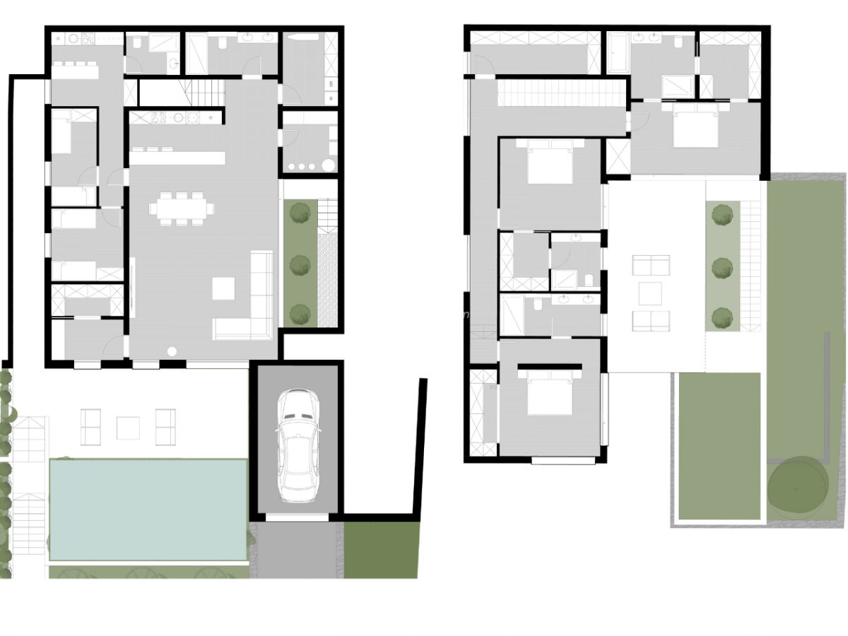 Panoramik Deniz Manzaralı 5 Yatak Odalı Lüks Villa – Krašići 20