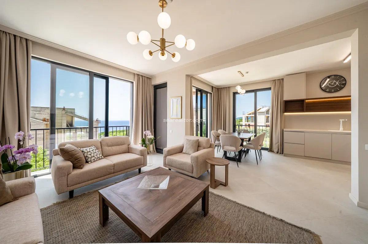Havuzlu, 4 Yatak Odalı ve Panoramik Manzaralı Modern Kır Villası – Budva Rivierası 12