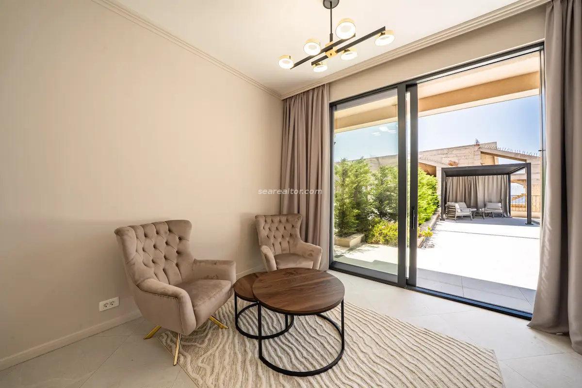 Havuzlu, 4 Yatak Odalı ve Panoramik Manzaralı Modern Kır Villası – Budva Rivierası 22