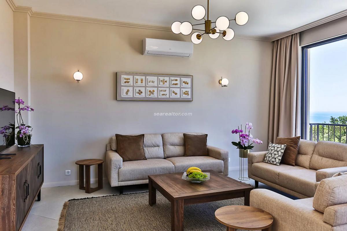 Havuzlu, 4 Yatak Odalı ve Panoramik Manzaralı Modern Kır Villası – Budva Rivierası 6