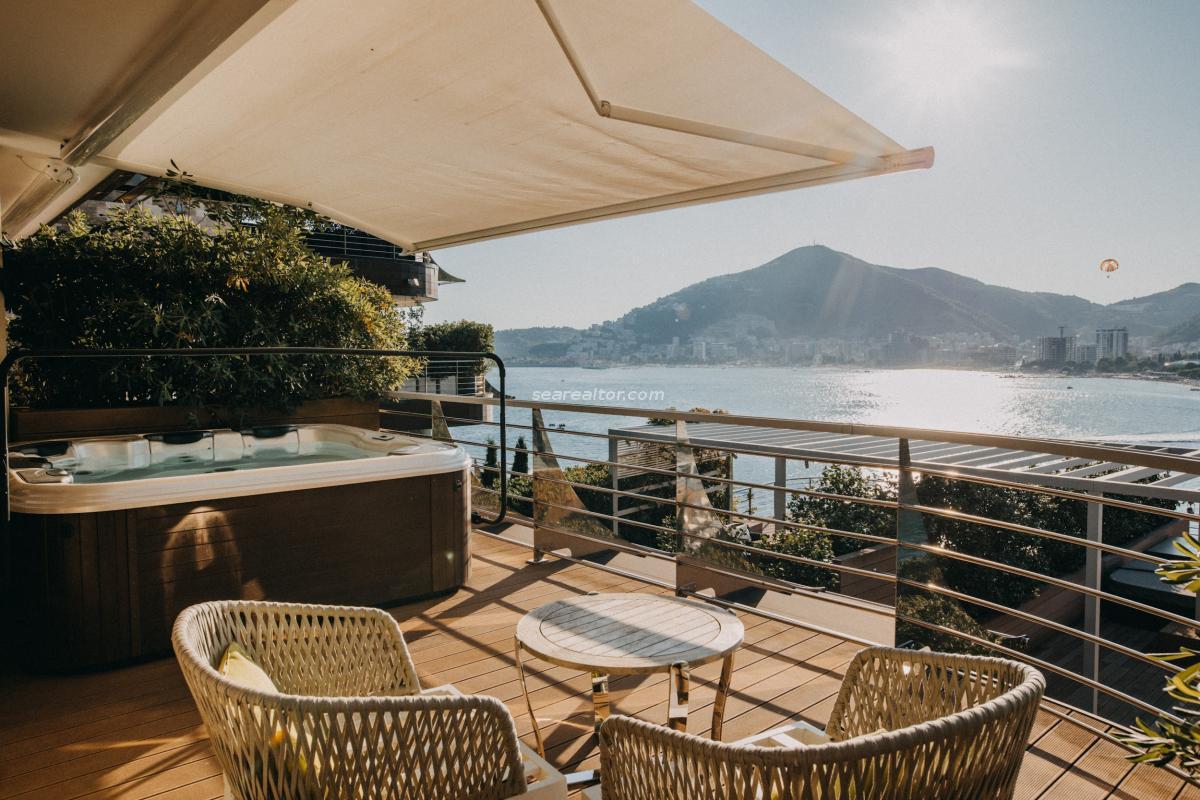 Luxury 2-Bedroom Apartment with Jacuzzi & Sea View – Dukley Gardens, Budva 2
