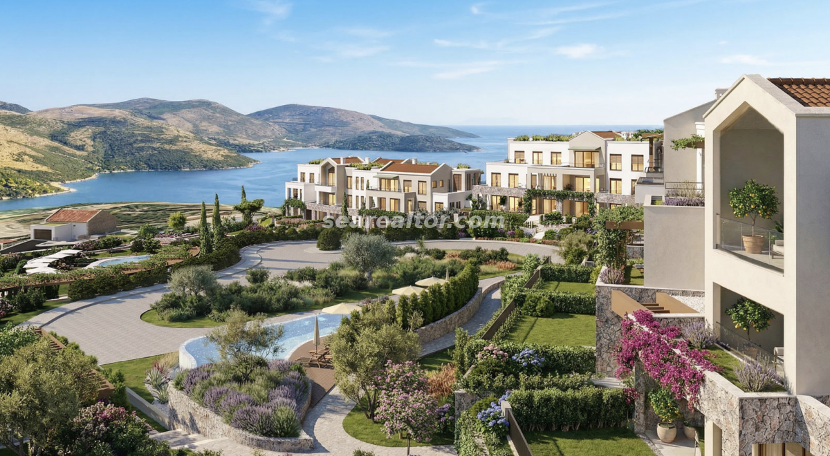 Botanika, Luštica Bay’de Lüks 1 Yatak Odalı Daire 12