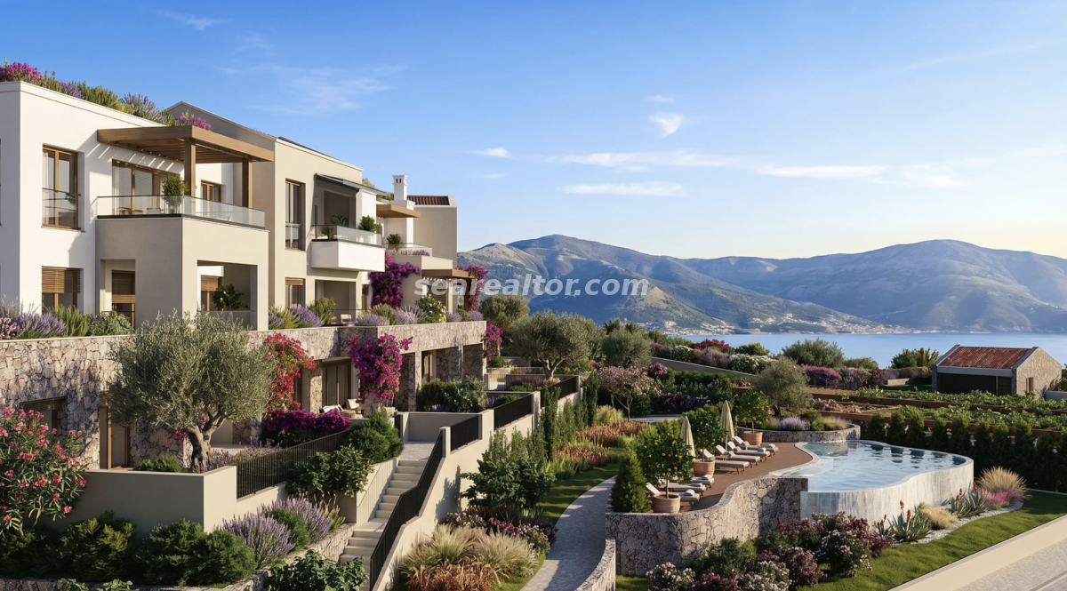 Botanika, Luštica Bay’de Lüks 1 Yatak Odalı Daire 14