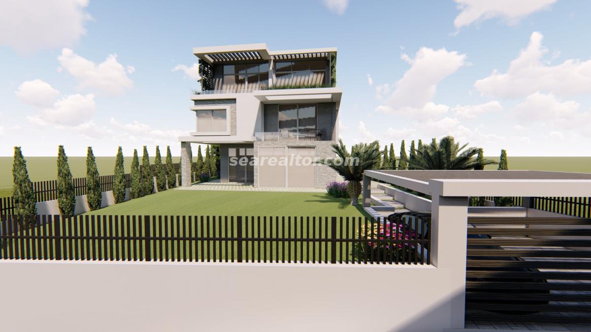 Kalimanj, Tivat'ta Deniz Manzaralı Modern Üç Katlı Villa 4