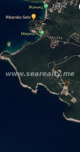 For sale land of 9572m2 in Rt Zakolje with Adriatic sea view 2