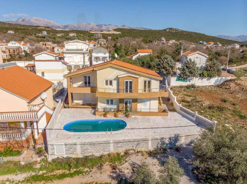 Newly built house with stunning sea view for sale in Krimovica, near Budva.