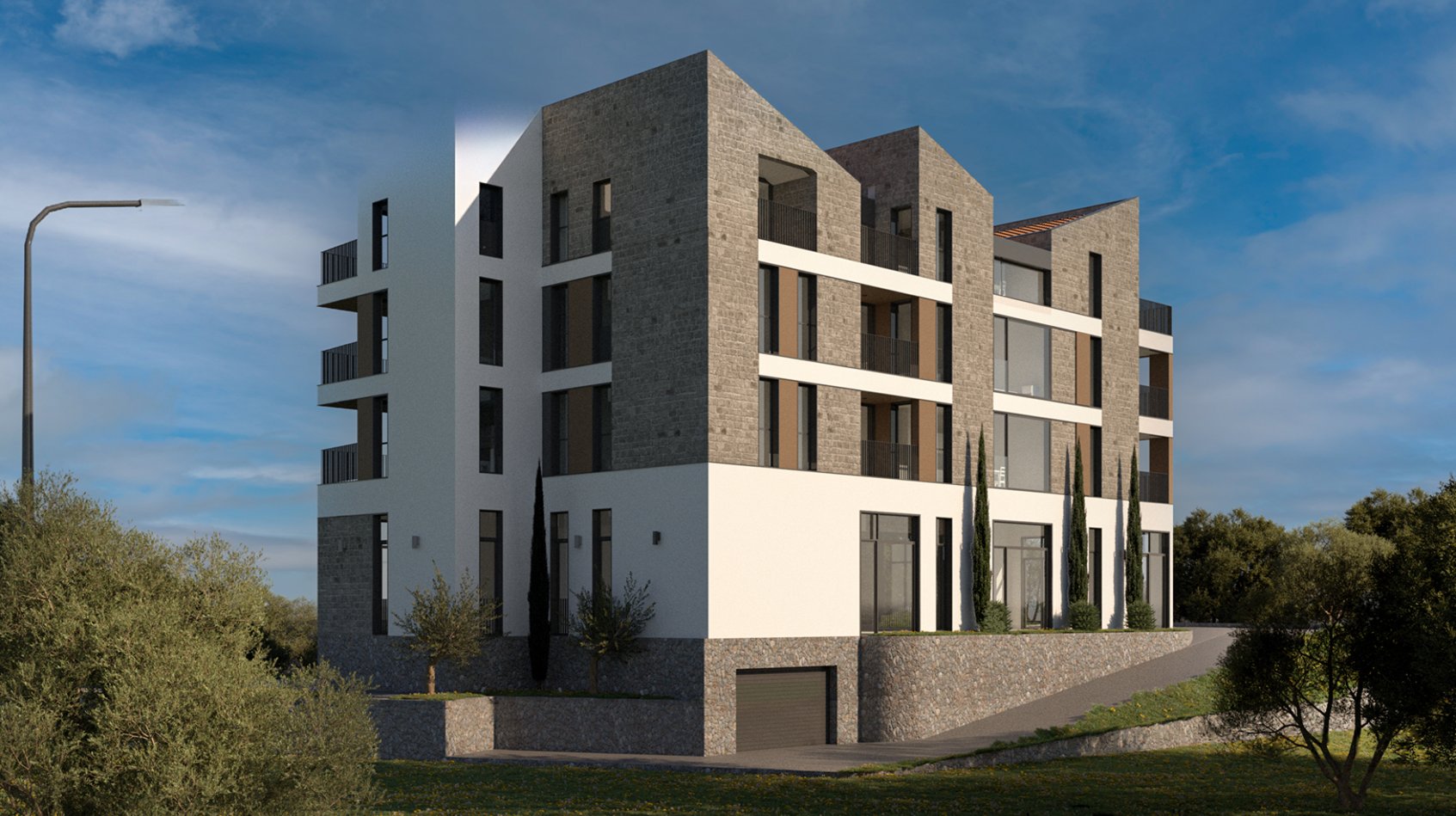Двухкомнатная квартира 65 м² в новом доме – Радовичи, Тиват