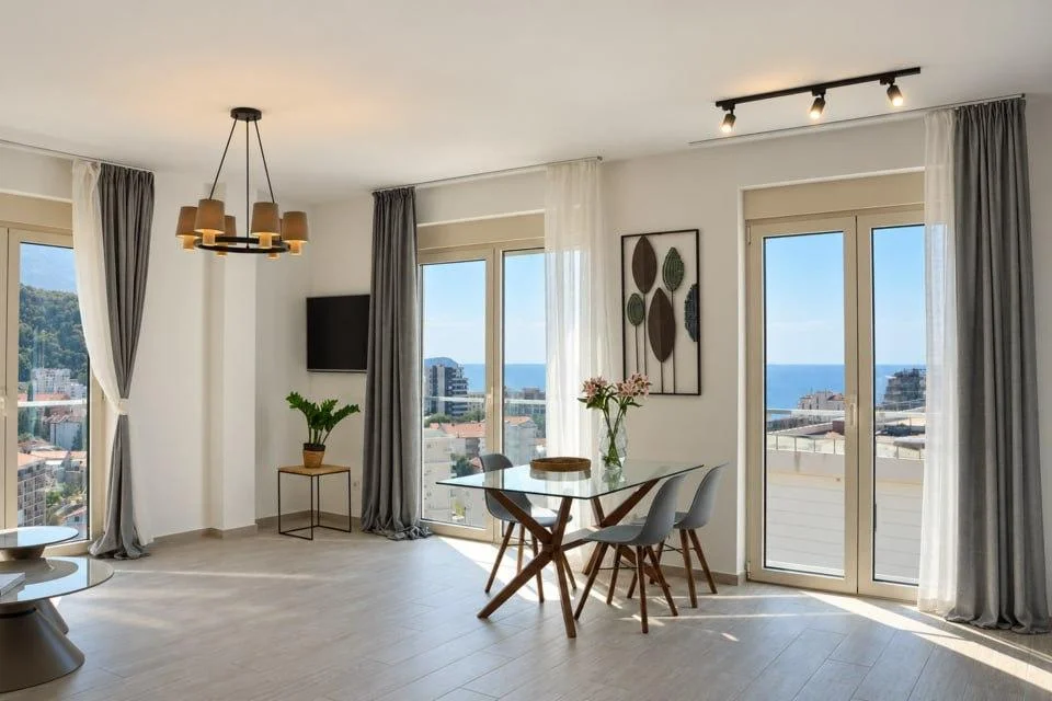 Two-bedroom apartment with panoramic Adriatic views in the Bečići Hills complex — 2