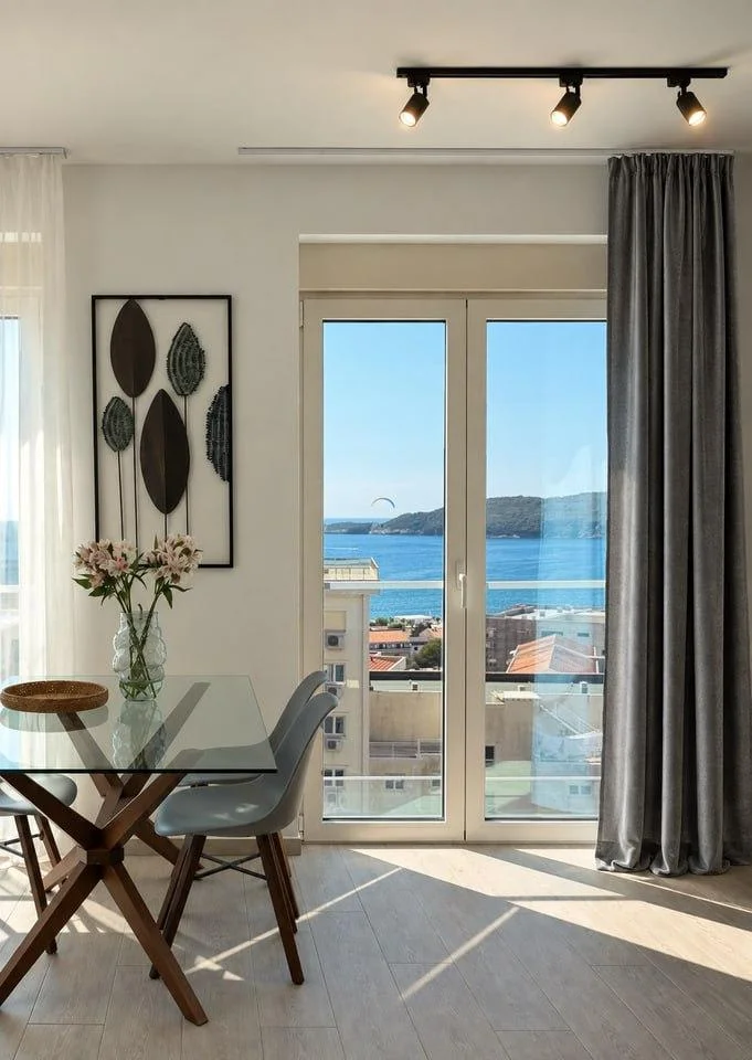 Two-bedroom apartment with panoramic Adriatic views in the Bečići Hills complex — 5