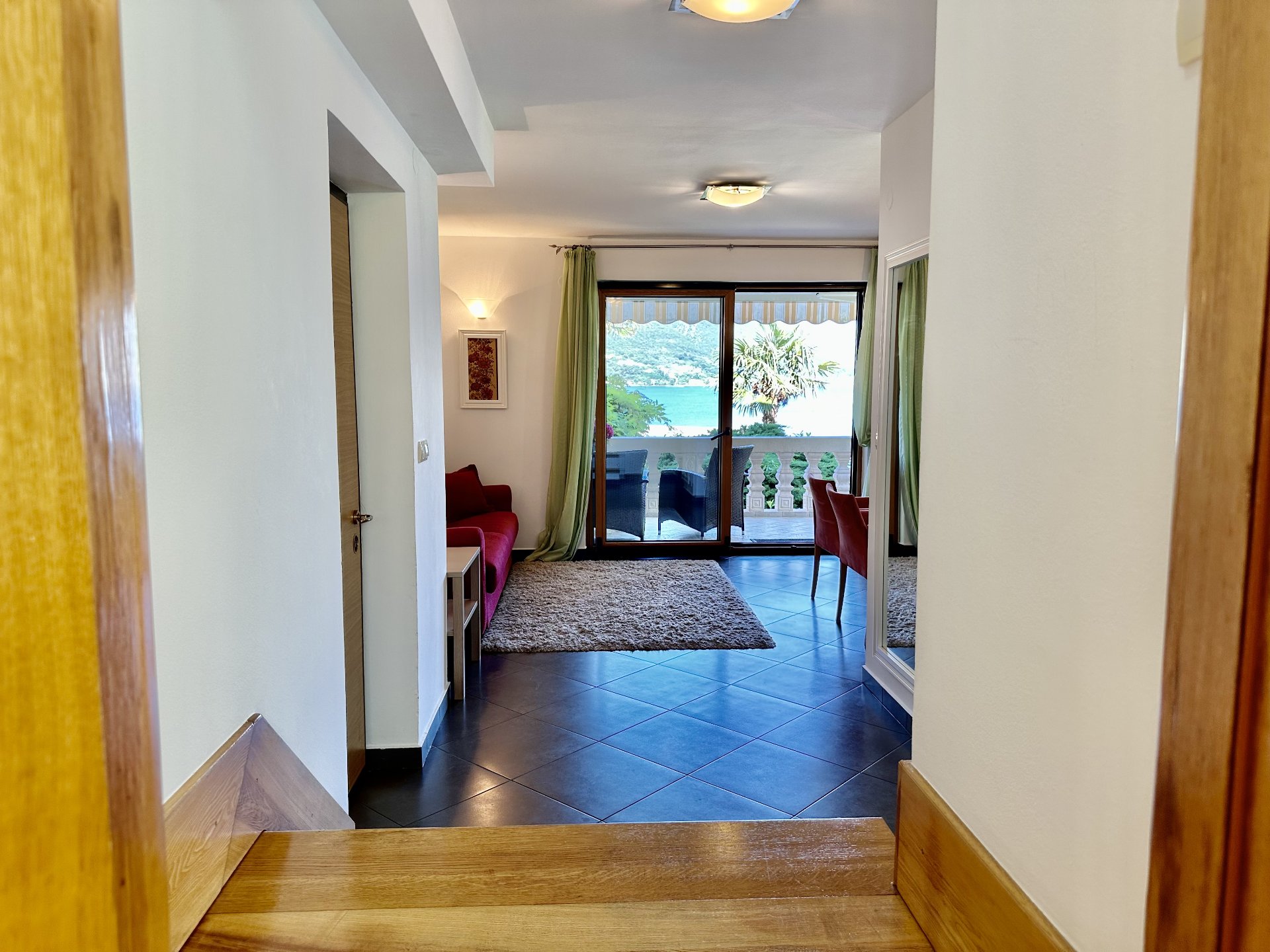 One-bedroom apartment with sea view for long-term rent – Dobrota, Kotor — 13